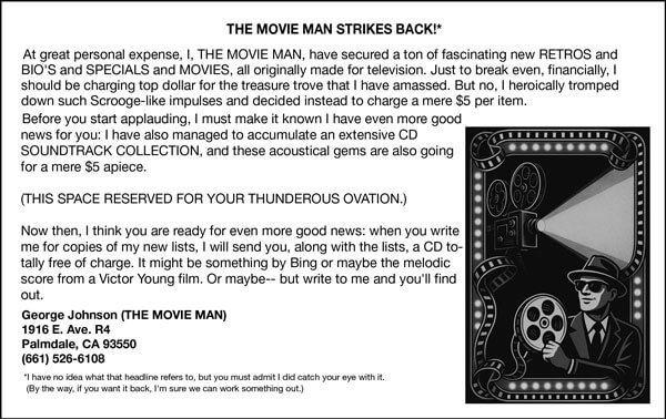 Classic Images Magazine 2023 edition featuring The Movie Man's vintage DVD collection